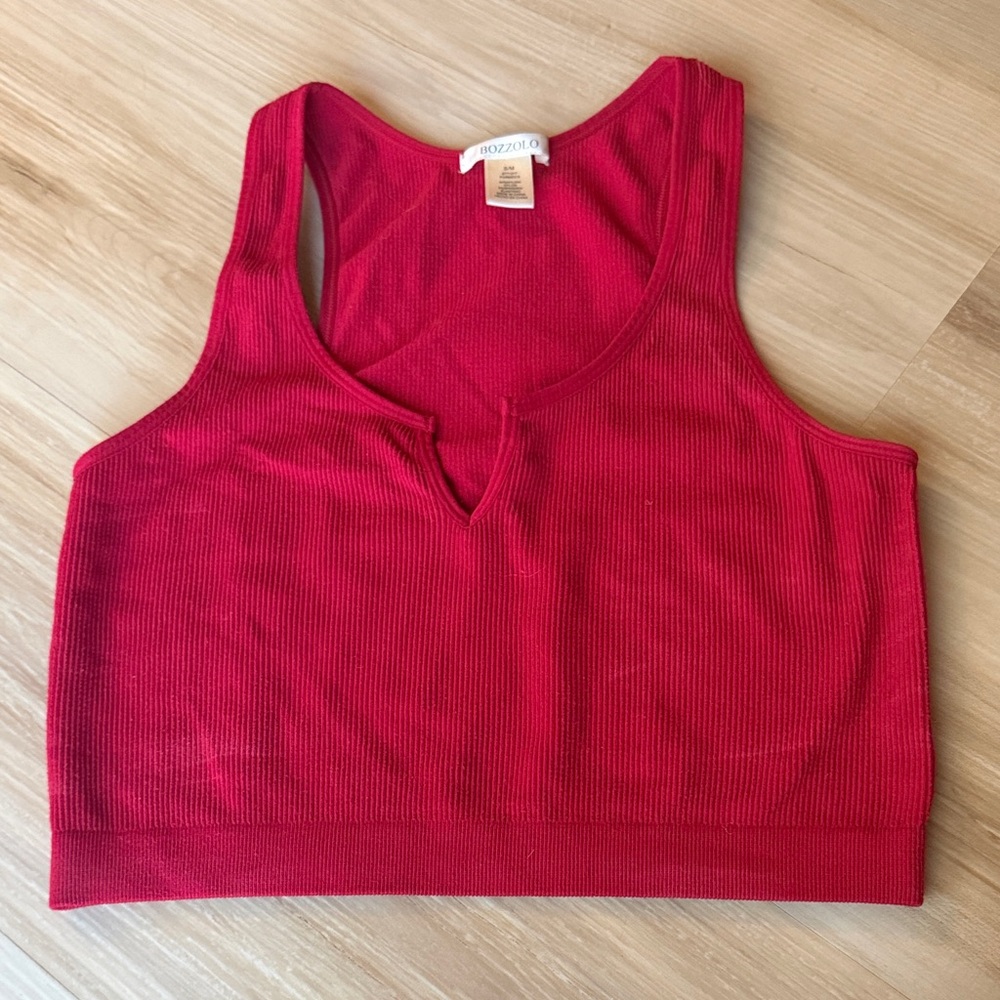 Bozzolo Red Tank Top